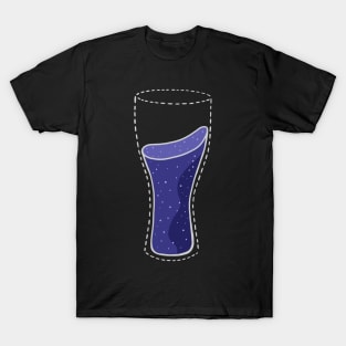 Boba Space - Bubble Milk Tea Art - Weird Artsy Boba T-Shirt